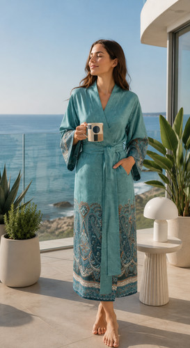 Accappatoio kimono bassetti - accappatoio,