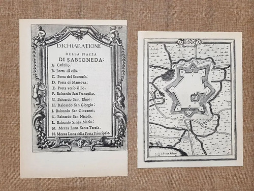 Pianta sabbioneta stato - sabbioneta,