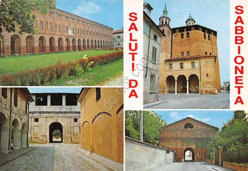 Cartolina sabbioneta vedute - cartolina,